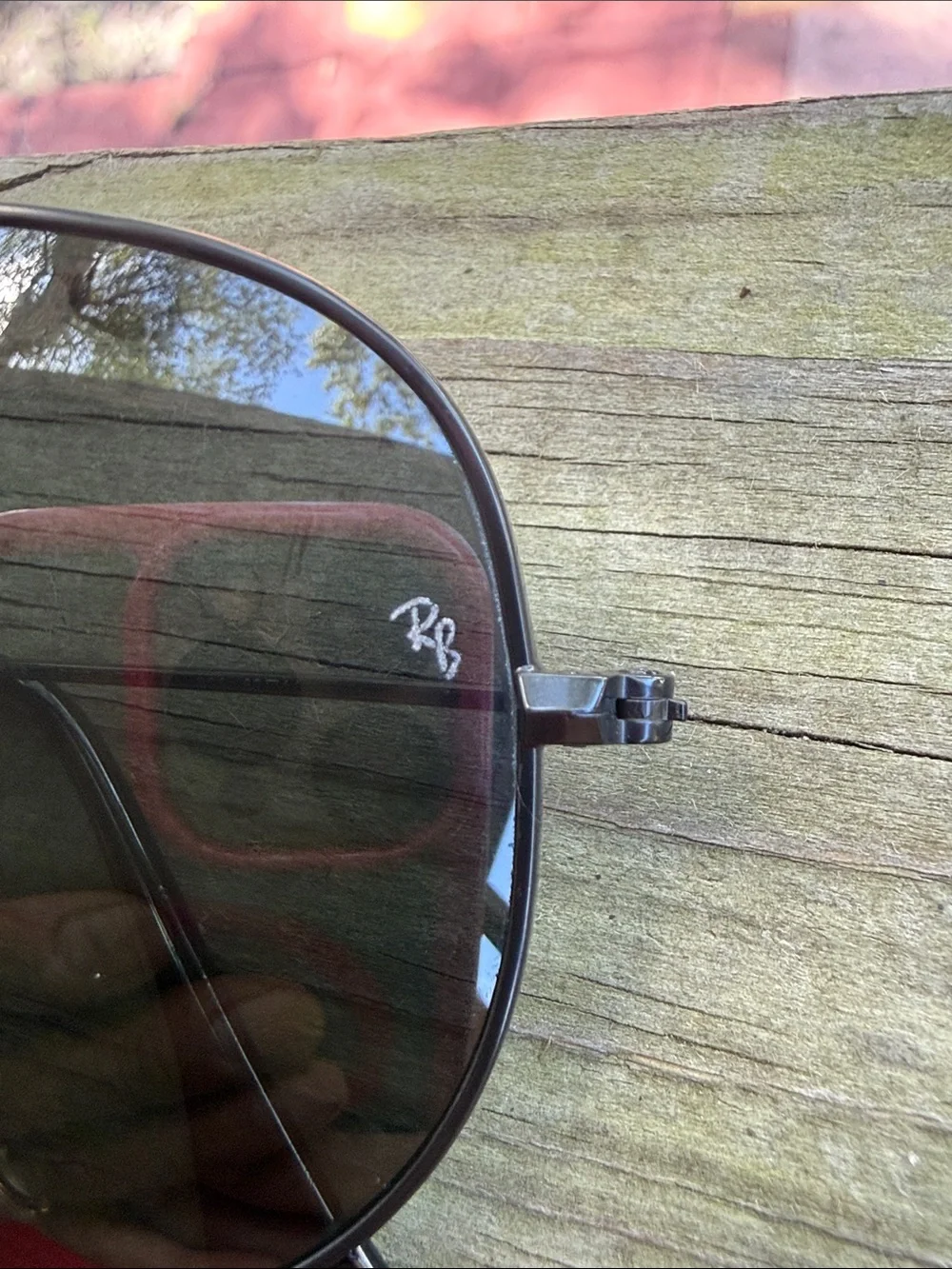 Ray-Ban Black Aviator Sunglasses with Dark Lenses